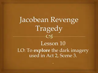 Dark Imagery in Jacobean Revenge Tragedy