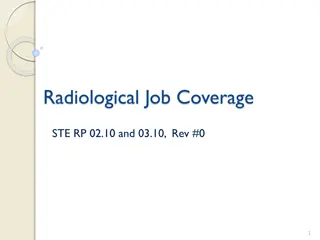 Radiological Job Coverage and Operating Experience Review