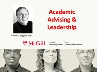 Leadership in Academic Advising