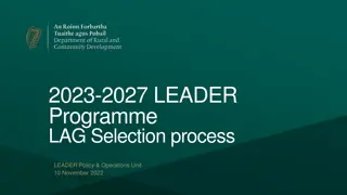 LEADER Programme and Sub-Regional Areas in Ireland