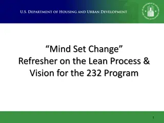 Refresher on Lean Process and Vision for Program 232