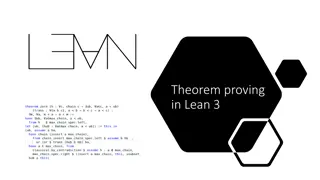 Automated Theorem Proving in Lean