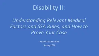 Understanding Medical Factors for Disability Claims