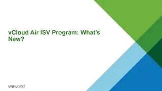 Evolution of vCloud Air ISV Program in 2015