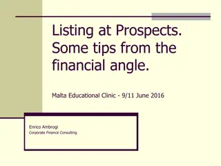 Financial Insights on Prospects Opportunity for SMEs