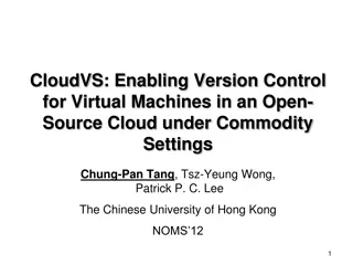 Implementing Version Control for Virtual Machines in Open-Source Cloud