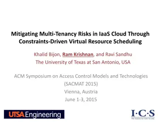 Mitigating Multi-Tenancy Risks in IaaS Cloud Through Constraints-Driven Resource Scheduling