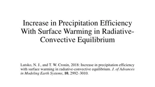 Increase in Precipitation Efficiency with Surface Warming