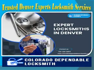 Trusted Denver Experts Locksmith Services