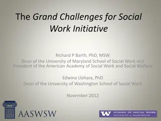 The Grand Challenges for Social Work