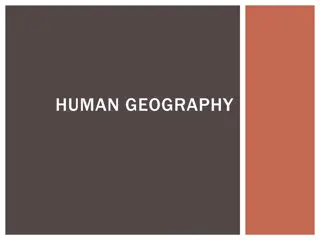 Understanding Human Geography and Social Structures