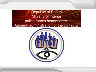 Enhancing National Security: Sudan's Civil Registration Strategy