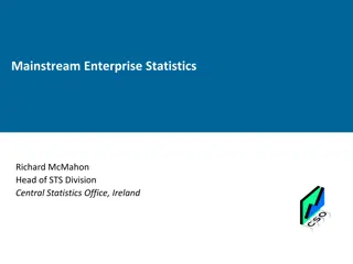 Central Statistics Office, Ireland Enterprise Statistics Overview