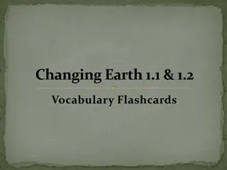 Earth's Layers: Vocabulary Flashcards