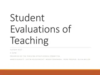 Understanding Student Evaluations of Teaching and the Importance of SEEQ