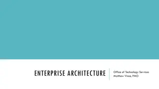 Enterprise Architecture: Modernization and Governance Overview