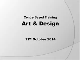 Centre-Based Training: Art & Design Workshop - 11th October 2014