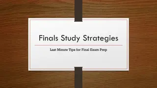 Effective Last-Minute Study Strategies for Final Exam Prep