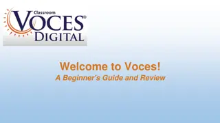 A Beginner's Guide to Voces: Login Methods, Navigation, Class Setup, and Grading