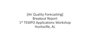 Insights into Air Quality Forecasting Breakout Report from TEMPO Applications Workshop