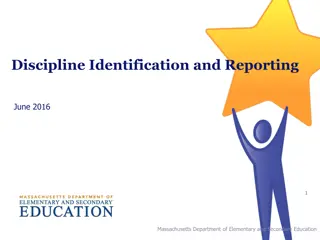 Massachusetts Department of Elementary and Secondary Education Discipline Regulations Review