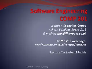 System Models in Software Engineering