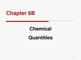 Chemical Quantities: The Mole Concept and Molar Mass