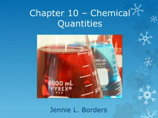 Chemical Quantities: The Mole Concept in Chemistry