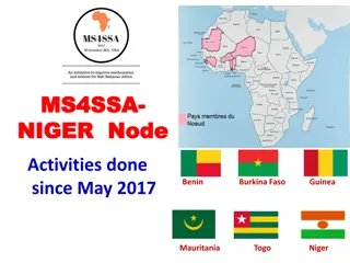 Accomplishments and Activities of MS4SSA in Niger Since May 2017