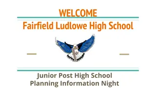 Post-High School Planning Information for Fairfield Ludlowe High School Junior