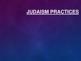 Judaism Practices Overview