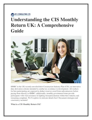 Understanding the CIS Monthly Return UK A Comprehensive Guide