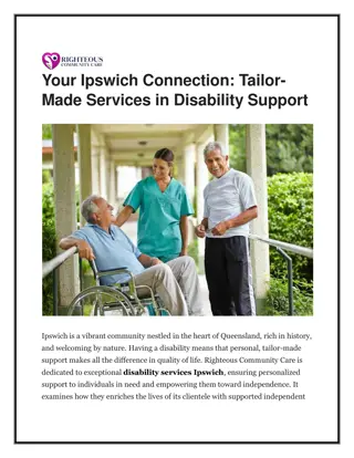 Your Ipswich Connection Tailor-Made Services in Disability Support