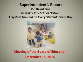 Peekskill City School District Highlights