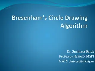 Bresenham's Circle Drawing Algorithm Explained