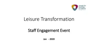 Leisure Transformation Staff Engagement Event Summary