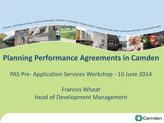 Enhancing Development Management Through Planning Performance Agreements in Camden