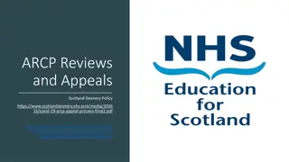 Review and Appeal Process in Scotland Deanery - Overview and Guidelines