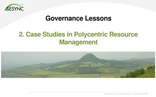 Polycentric Resource Management: Case Studies and Critical Elements