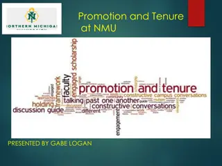 Guidelines for Promotion and Tenure at Northern Michigan University