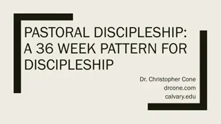 Pastor Discipleship: 36-Week Pattern for New Life in Christ