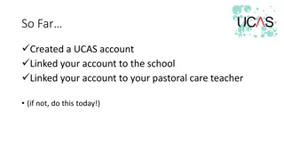 Key Steps for UCAS Application Process