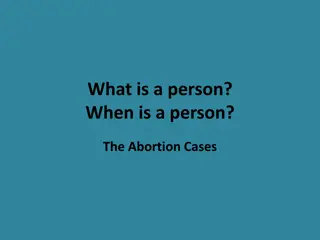 Abortion Cases and Legal Perspectives in the United States