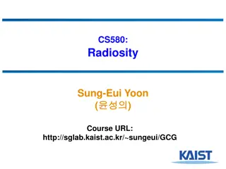 Radiosity in Computer Graphics