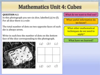 Understanding Dice Patterns in Cubes