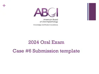 Comprehensive Oral Exam Case #6: Edentulous Implant Restoration Template