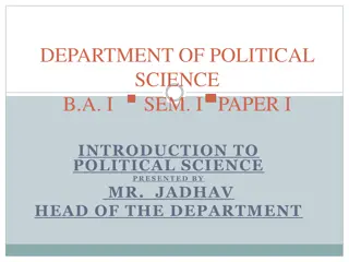 Introduction to Political Science: State, Democracy, and Sub-disciplines