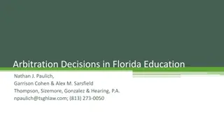 Understanding Arbitration Procedures in Florida Education