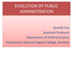 Evolution of Public Administration: A Historical Overview