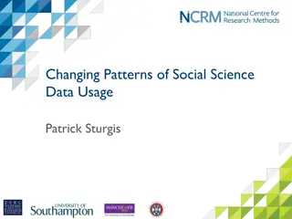 Evolving Trends in Social Science Data Usage